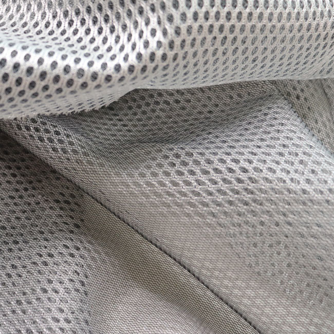 Tissu en maille 3D en fil noir 100% polyester Matériau en maille respirant pour canapé 0