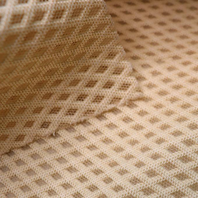 Tissu en maille de polyester 3D en nylon Airmesh Tissu en maille de sport tricoté en polyester 0