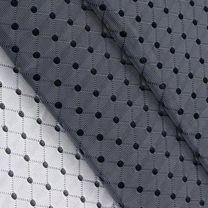 3mm 3d espaceur de tissu 50in à 60in en fil de couleur noire Matériau de maille respirable 3
