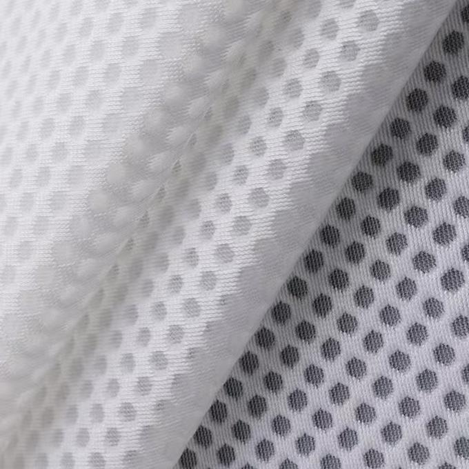 Tissu tricoté 3D mesh respirant Tissu polyester air mesh Tissu haute souplesse pour les chaussures 0