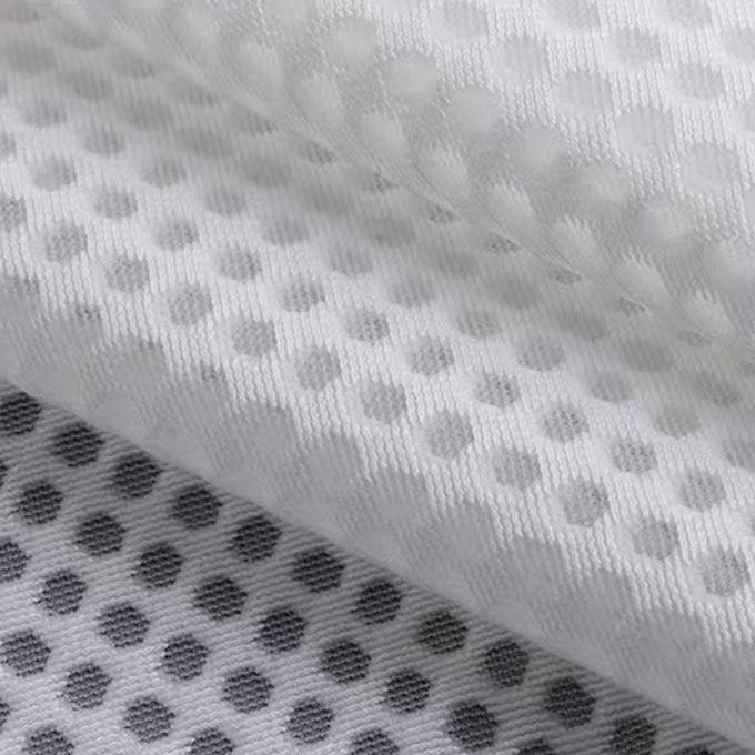 Tissu tricoté 3D mesh respirant Tissu polyester air mesh Tissu haute souplesse pour les chaussures 3