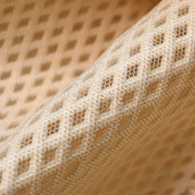 Tissu en maille de polyester 3D en nylon Airmesh Tissu en maille de sport tricoté en polyester