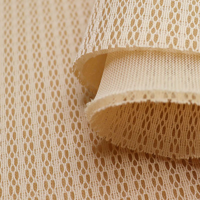 Good price Tissu en maille de polyester gris tricoté 3 mm pour le dossier du siège en ligne