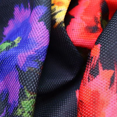 Good price Impression numérique de 2 mm Tissu en maille de polyester Tissu en maille souple respirant pour chaussures en ligne