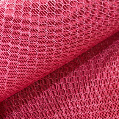 Good price 3 mm de treillis en maille aérienne 250GSM Polyester sport mesh tissu imperméable aux larmes pour les bagages en ligne