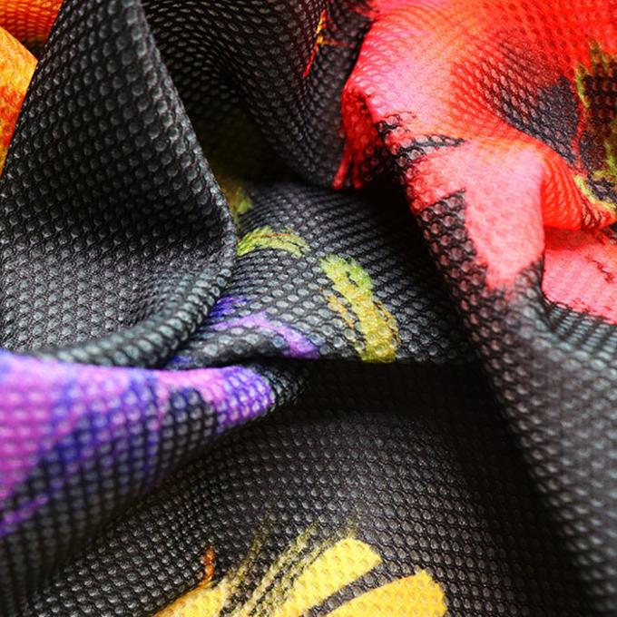 Impression numérique de 2 mm Tissu en maille de polyester Tissu en maille souple respirant pour chaussures 3