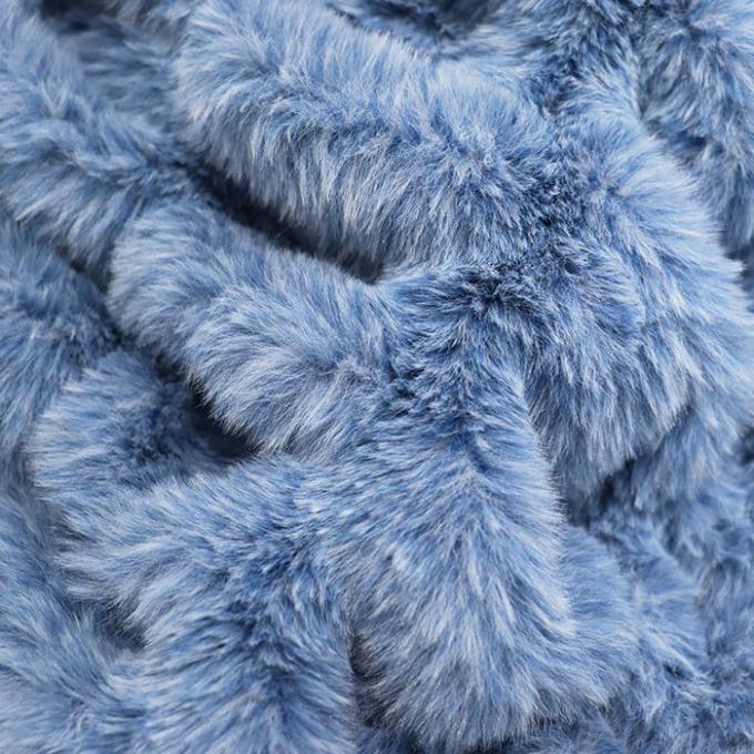 Couverture à jet de fourrure fausse ignifuge 100 couverture en polyester ignifuge 3
