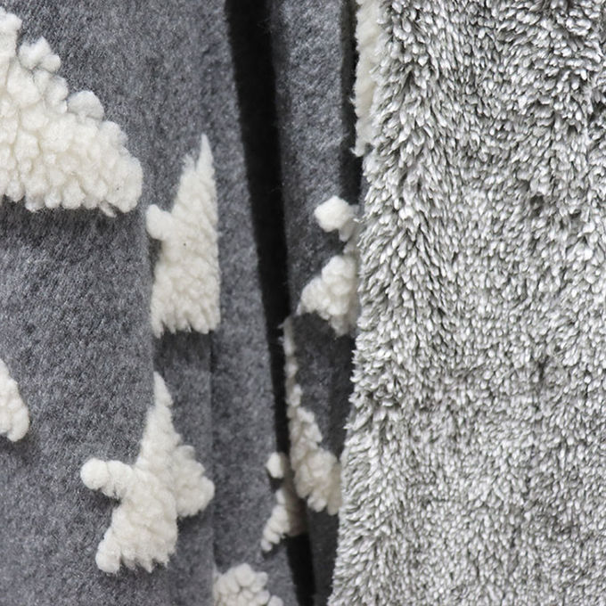 Tricot de laine de corail de laine de flanelle de jeter la couverture de fourrure fausse douce couverture minky pour l' hiver 1