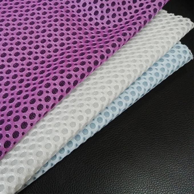 230GSM Matériau de maille à air Tissu poly-maillage hautement souple 6