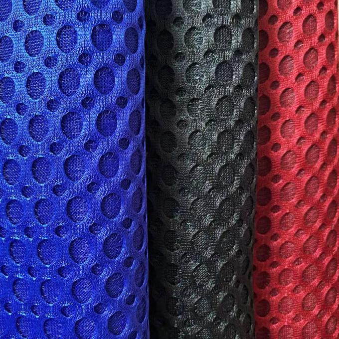 230GSM Matériau de maille à air Tissu poly-maillage hautement souple 4