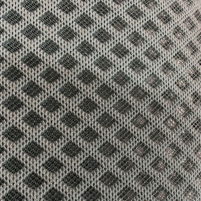 Tissu en maille de polyester 3D en nylon Airmesh Tissu en maille de sport tricoté en polyester 3
