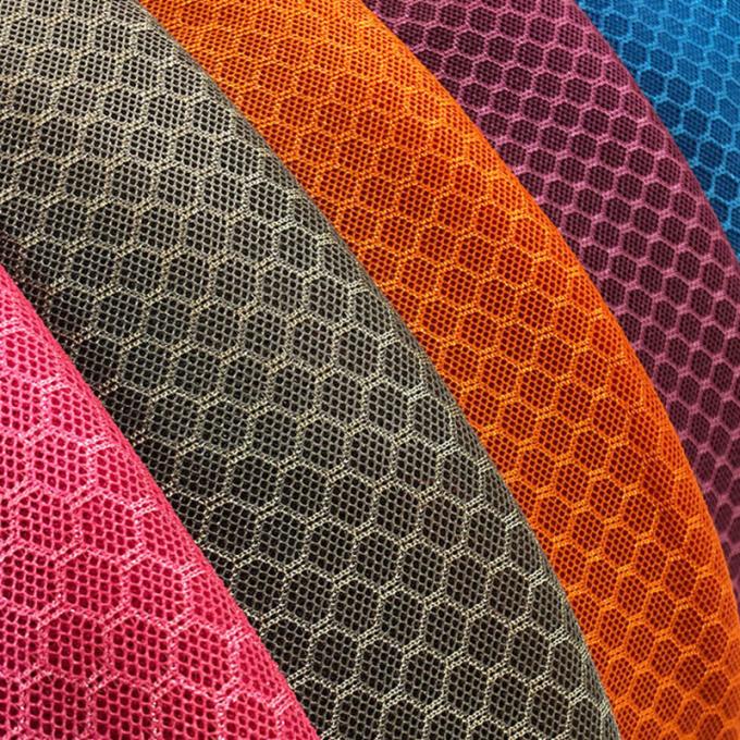 3 mm de treillis en maille aérienne 250GSM Polyester sport mesh tissu imperméable aux larmes pour les bagages 5