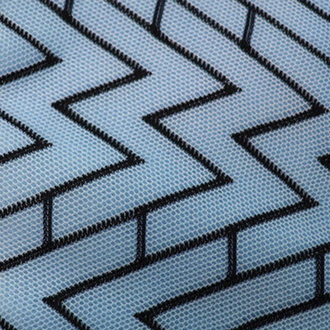 Dual couleur 3D espaceur maillage inférieur Airmesh étirable Polyester maillage d'athlétisme Tissu 2
