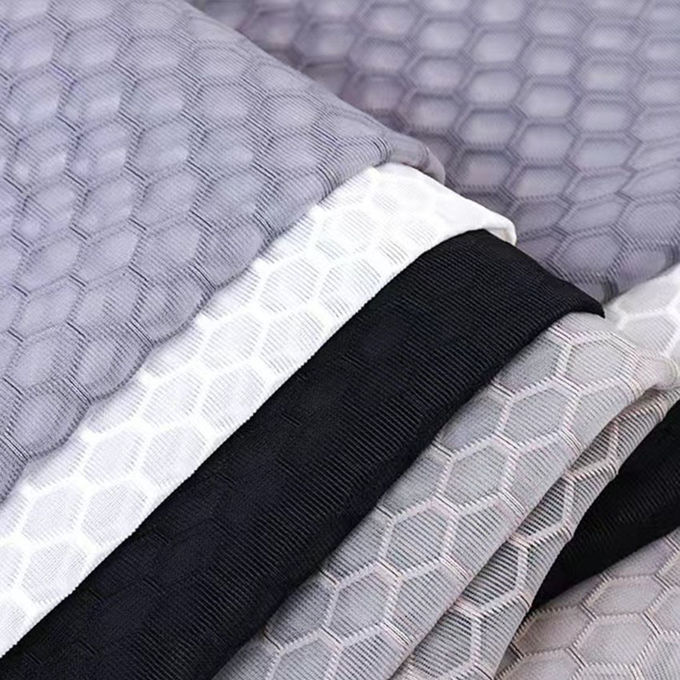 100 pour cent 200gm Polyester Tissu en maille Airmesh Tissu en maille respirant 4