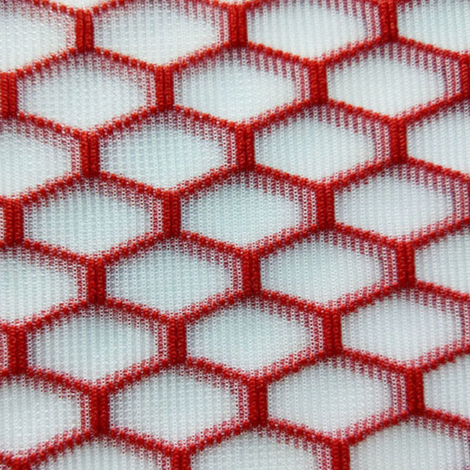 Airmesh 100% Polyester Tissu en treillis 3D respirant Tissu en treillis d'espace 0