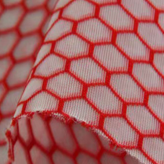 Airmesh 100% Polyester Tissu en treillis 3D respirant Tissu en treillis d'espace 1