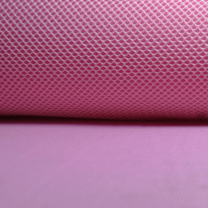 430gm Vêtements actifs Tissu en maille d'espacement absorbant l'humidité Tissu en maille d'air en polyester 0