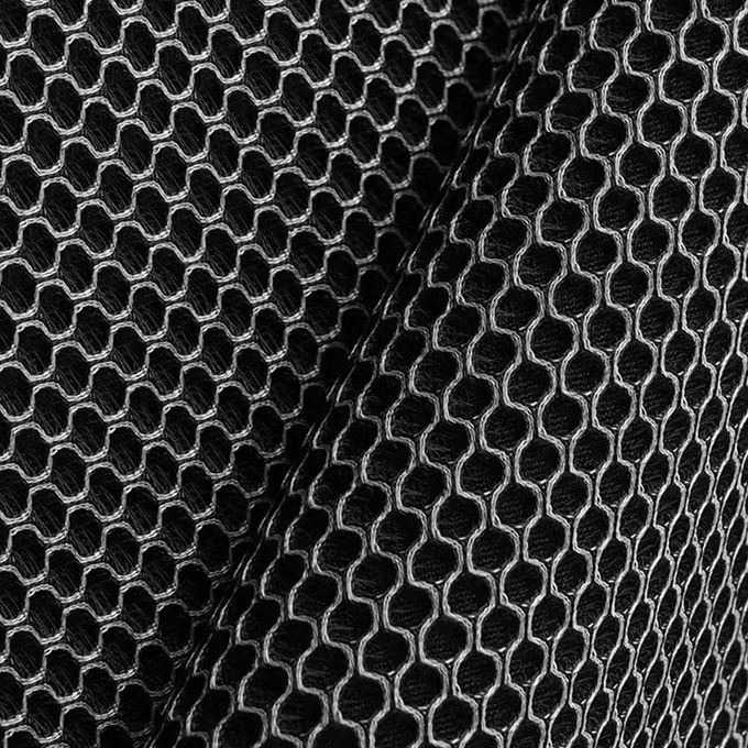 Tissu en treillis 3D teinté en treillis aérien, tissus en treillis 3 mm, respirable 3