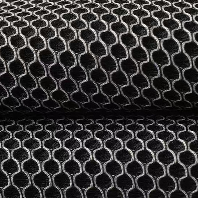 Tissu en treillis 3D teinté en treillis aérien, tissus en treillis 3 mm, respirable 2
