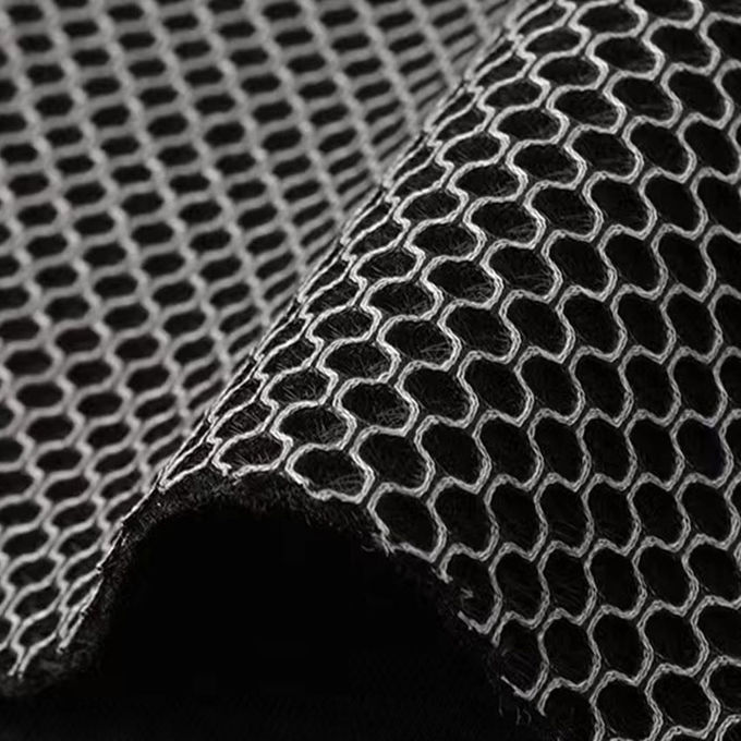 Tissu en treillis 3D teinté en treillis aérien, tissus en treillis 3 mm, respirable 1